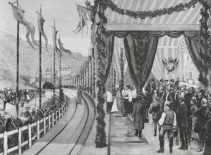 History of Spain. Leon-Gijon railway line or Asturias railway line. It connected Asturias with the