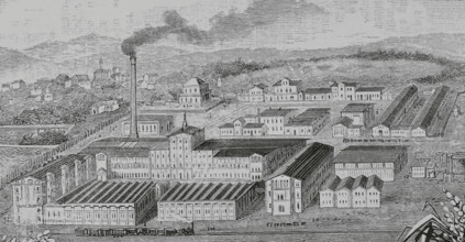 Germany. North Rhine-Westphalia. Lipppe district. Bad Salzuflen. General exterior view of the rice