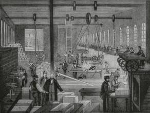 Germany. North Rhine-Westphalia. Lipppe district. Bad Salzuflen. Rice starch factory of E. Hoffmann