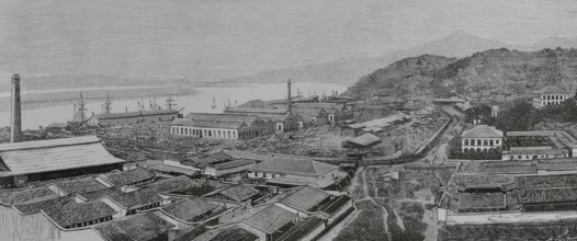 Fuzhou, Fujian province, China. Foochow Arsenal. It was one of the several shipyards built by the