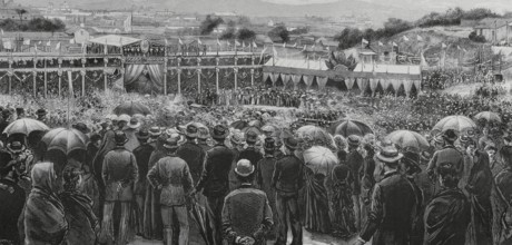 Southern Guatemala Railway. Official inauguration of the railway from Guatemala City to Amatitlan