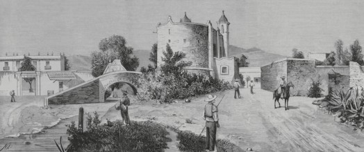 History of Mexico. Chapel of San Antonio Chimalistac, former entrance to the village of San Angel
