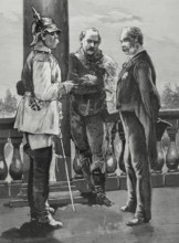 League of the Three Emperors. Alliance formed from 1873 to 1887 by the emperors of the German,