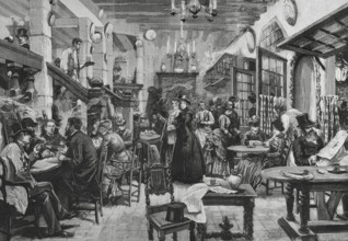 Paris, France. Cabaret called ‘L'Auberge des Adrets’. It replicated the appearance of an old inn.