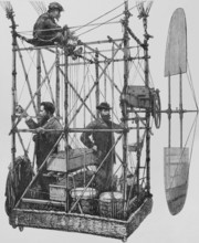 Gaston Tissandier (1843-1899). French aeronaut and science communicator. Albert-Charles Tissandier