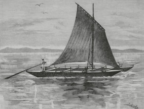 The Nile Expedition (1884-1885). British mission commanded by Wolseley (1833-1913) to relief