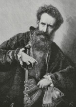 Hans Makart (1840-1884). Austrian academic history painter, designer, and decorator. Portrait.