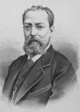 Manuel Tamayo y Baus (1829-1898). Spanish playwright. Perpetual secretary of the Real Academia