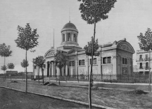 History of Spain. Catalonia. Vilanova i la Geltru, province of Barcelona. Exterior view of the