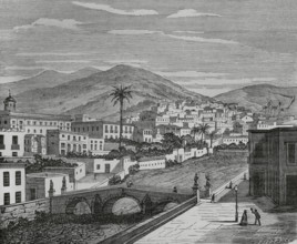 Las Palmas de Gran Canaria, Gran Canaria, Canary Islands, Spain. View of the Plaza del Principe