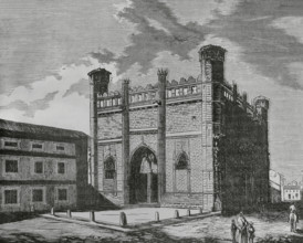 Spain, Balearic Islands, Majorca. Palma. La Lonja or Sa Llotja (Palma Market). Old Gothic market