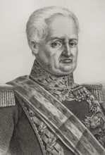 Marcelino Oraa (1788-1851). Spanish military and politician. Military governor and Minister of War.