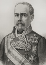 Jose Mac-Crohom y Blake (1803-1860). Spanish military officer and politician. Lieutenant general.