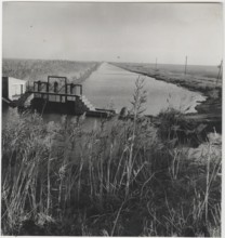 Irrigation canal in Camargue, France