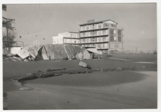 Lido del Savio, Ravenna, Italy. Erosion and flood, the damages