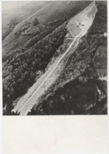 Giazza Wood landslide settlement. Italy,