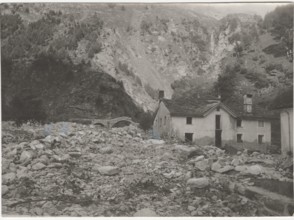 Campodolcino  The Rabbiosa Torrent after the flood of