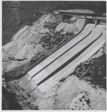 Carboj Dam, Sambuca in Sicily, Italy,