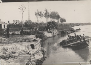 Po River land reclamation works