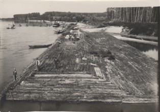 Po River land reclamation works