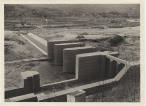 Dolo river water arrangment works. Ascoli Piceno, Italy