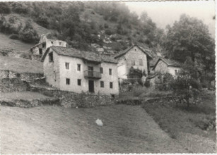 Depopulation in Mountain Areas abandoned buildings. Belluno, Italy,