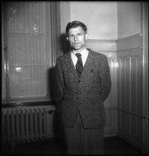 Eugen Wipf, Swiss former 'Oberkapo' in the german concentration camp Hinzert near Trier; 1948.