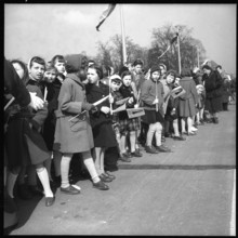 Inauguration of the St. Alban bridge; 1955.