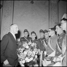 Holenstein: Congratulations from student's fraternity, 1954.