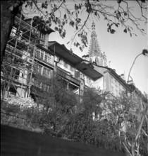 House fronts at Herrengasse Berne 1954.