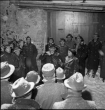 New Year's Eve party in Felsberg, Switzerland.