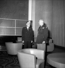 Clarence Huebner in Switzerland.