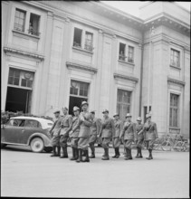 WW 2: border; italian border guards, Chiasso around 1943.