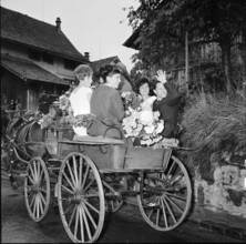 Reception of world champion Luigi Taveri, Horgen 1966.