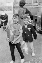 Vietnamese war orphans in Monthey 1967.