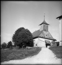 Church in Neuchatel Jura 1952.