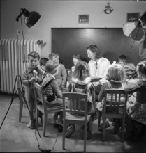 Serbian children on holiday for convalescence in Switzerland, 1942.