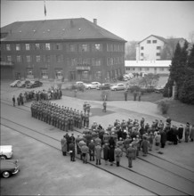 Celebration of surveillance squadron, Dubendorf 1961.