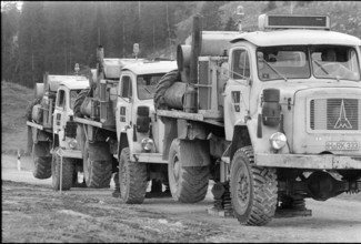 Le Brassus, search for oil, 1972.