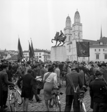 May Day rallies, Zurich 1945.