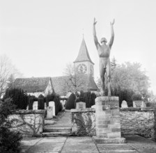 Cemetery in Zurich, 1953.