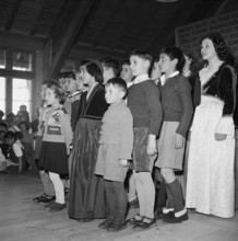 Children's choir, Pestalozzi Children's Village 1952.