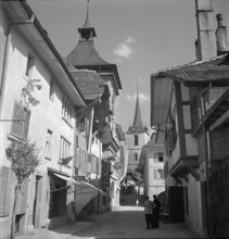 Lane in Murten, 1941.