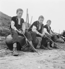 Farmer's boys in the Appenzell, 1940.
