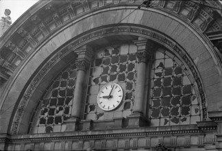 Fire at Lucerne main station 1971.