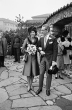 Geza Anda and Hortense Buhrlein on their wedding day in 1964.