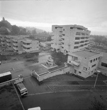 Basle, schoolhouse Brunnmatt shortly after its completion; 1965.