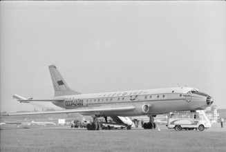 Russian commercial aircraft in Kloten 1968.