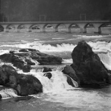 Rhine falls bridge; 1959.