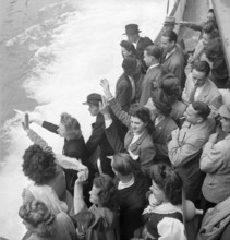 Lausanne; Innovation employees at firm's party; 1946.